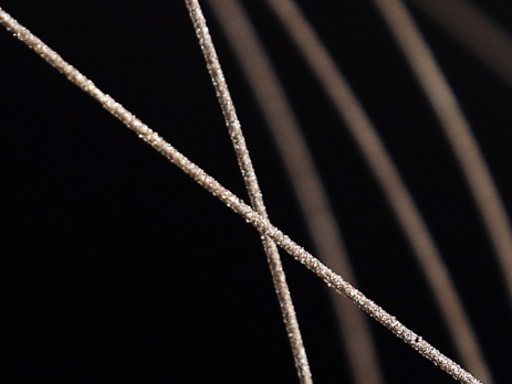 Diamond wire loop