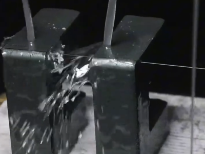 Cutting magnets3 - magnetic material cutting
