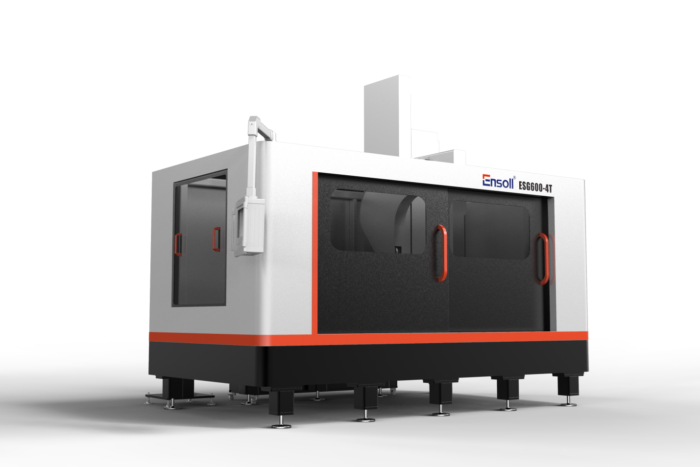 Ensoll ESC600-4T single-cantilever diamond wire loop cutting machine for silicon rod slicing