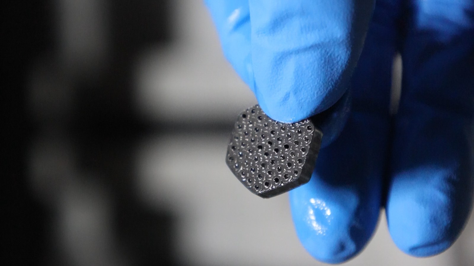Sliced metal tube samples after precision cutting