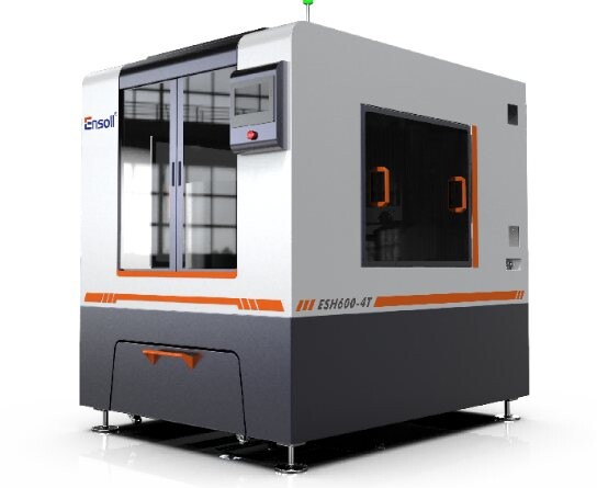 ESH600-4T horizontal diamond wire loop cutting machine for PMI foam precision slicing