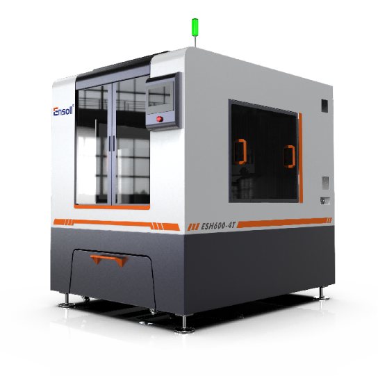 ESH600-4T horizontal diamond wire loop cutting machine for PMI foam precision slicing